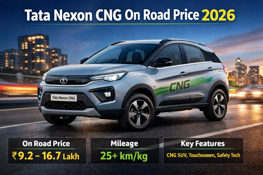 Tata Nexon CNG On Road Price 2026