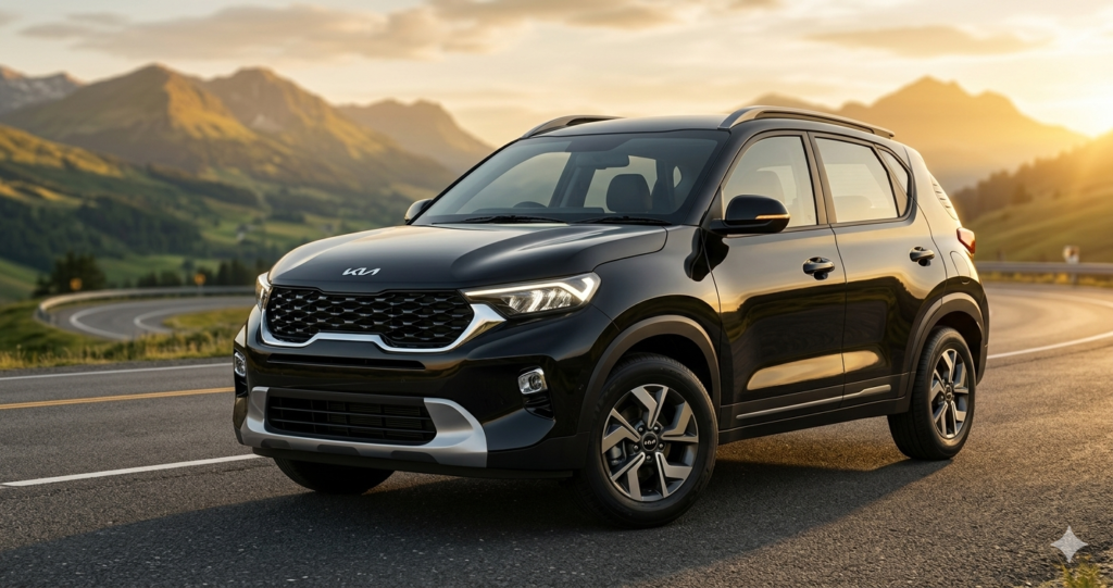 Kia Sonet HTK Plus Petrol on Road price 2026 Exterior"