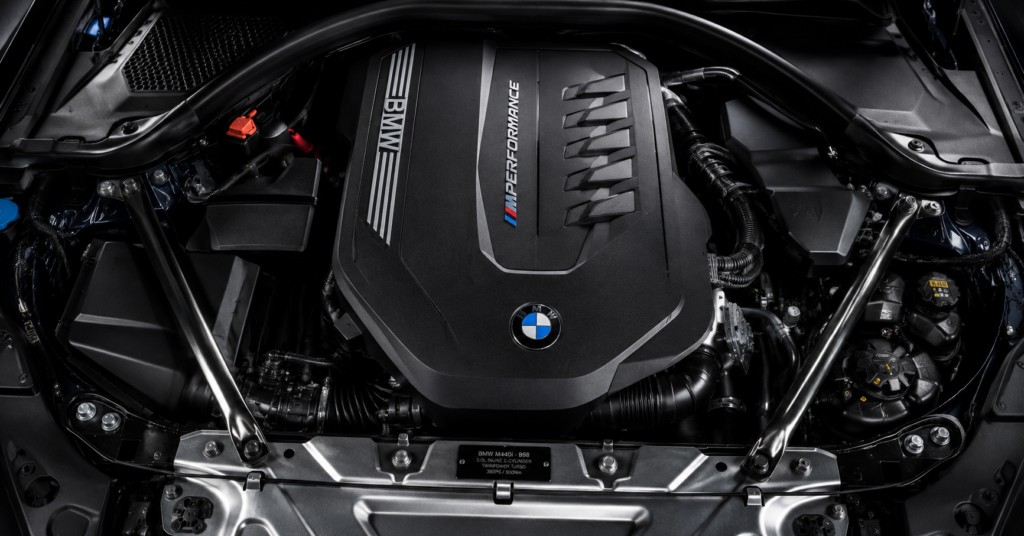 BMW M440i B58 engine 374hp inline six turbo"