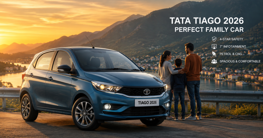 Tata Tiago 2026 Family Car Features Safety India