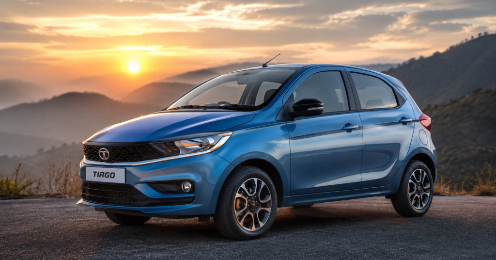 Tata Tiago 2026 Side Profile Alloy Wheels