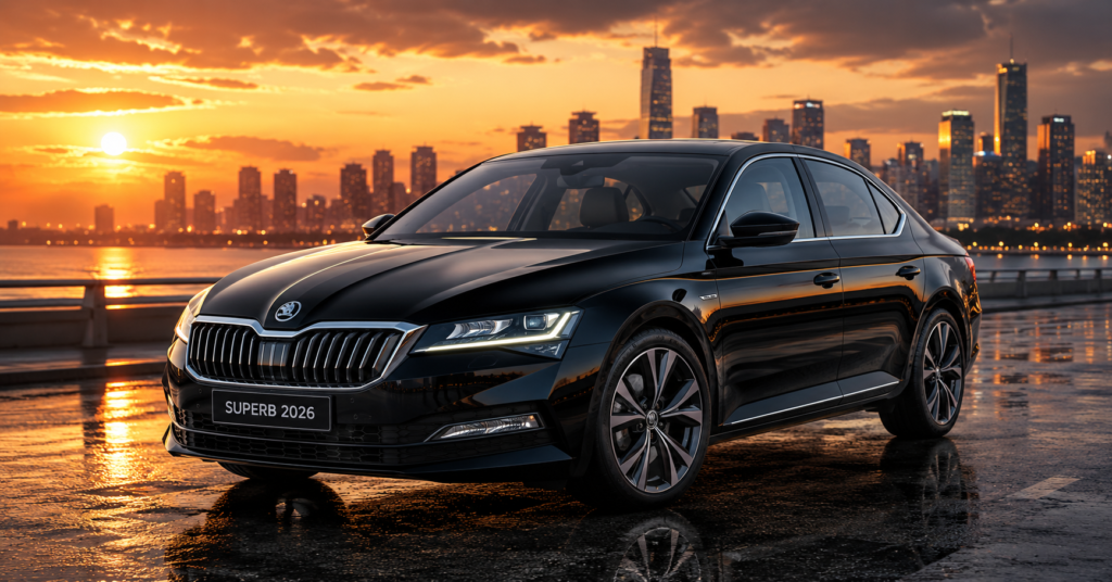 Skoda Superb 2026 — Fourth Generation European Luxury Sedan | Image: Render/Official