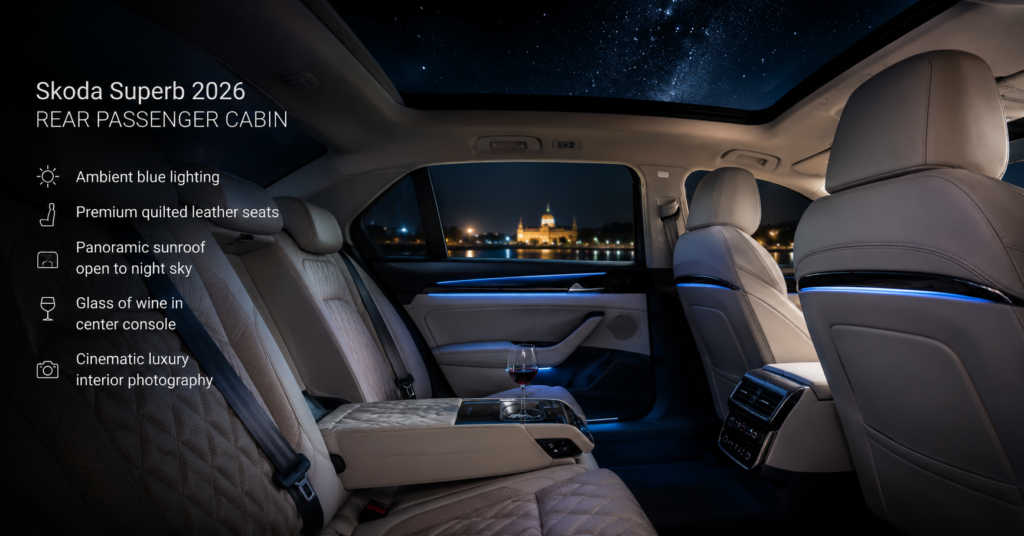 Rear cabin — जहाँ luxury का मतलब समझ आता है
