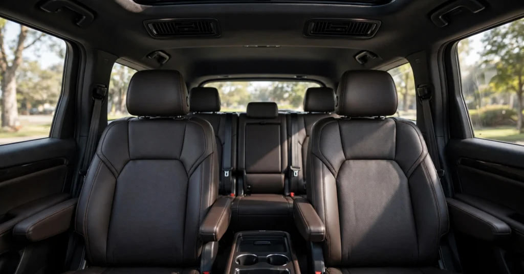 Scorpio N Facelift spacious rear seats