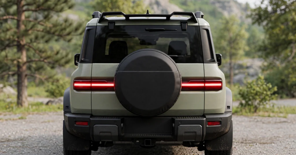 Scorpio N Facelift rear taillamp और bumper design
