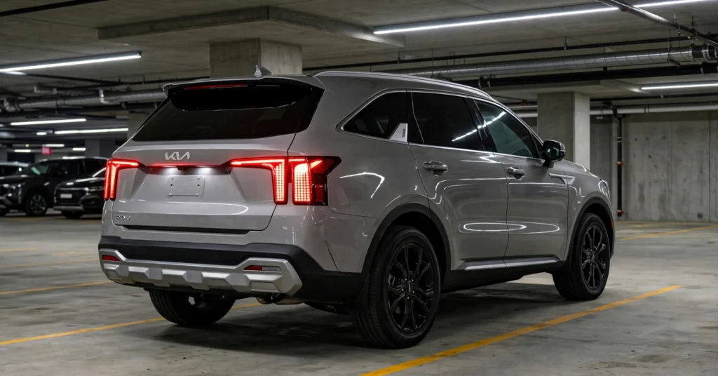 Kia Sorento 2026 rear view LED taillights