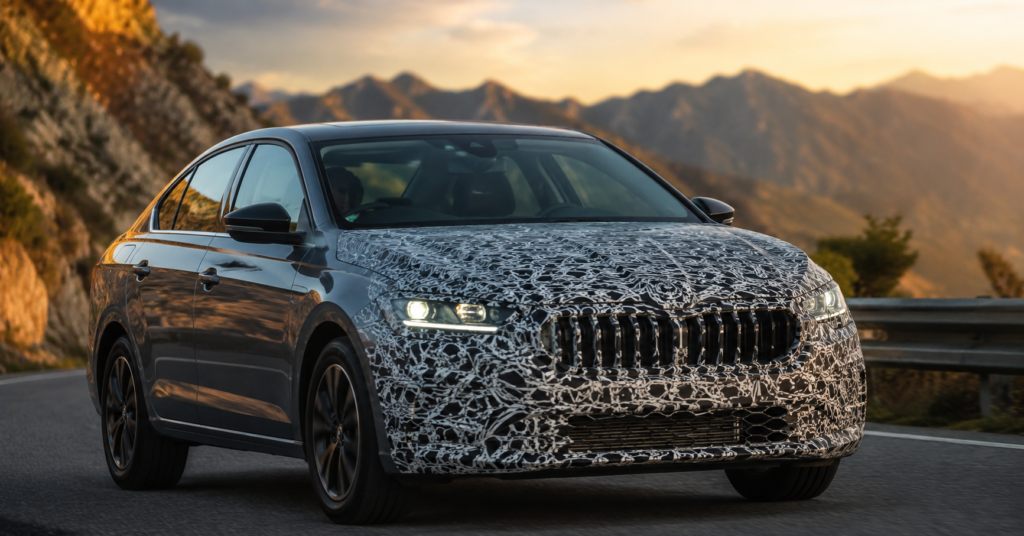 Skoda Slavia Facelift 2026 India launch date front look