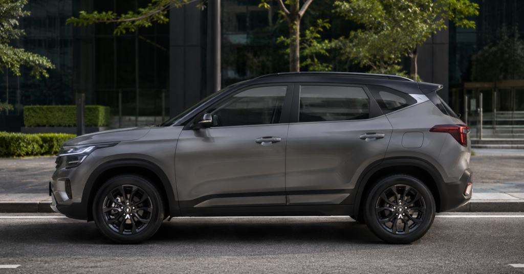 Maruti Brezza Facelift side profile design |
