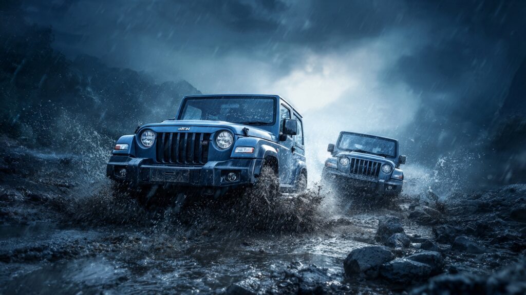JSW Jetour T2 और Thar Roxx की ऑफ रोड कैपेबिलिटी